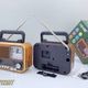 Radio portabil Retro NS-7113BT, acumulator incorporat, Bluetooth, USB, SD Card, FM/AM/SW, ceas
