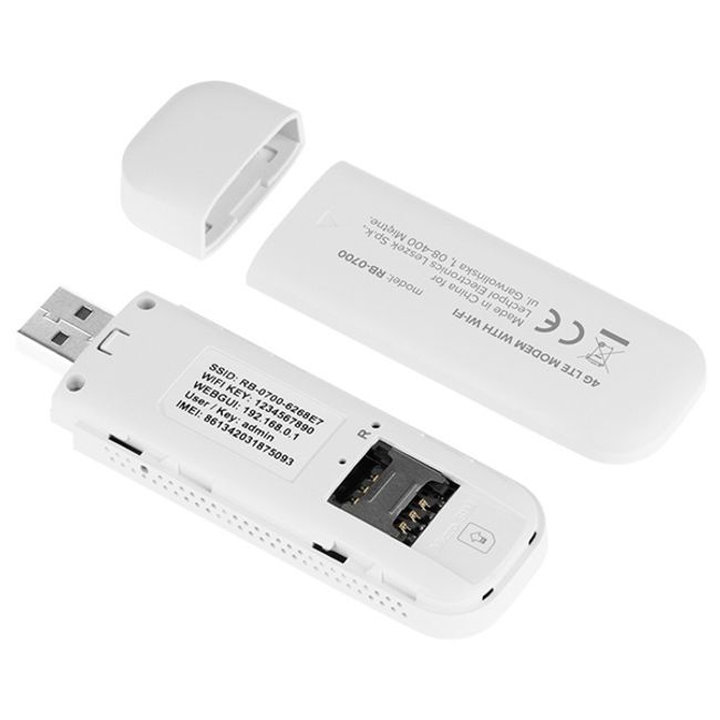 Modem 4g cu slot sim, wifi, mufa USB 2.0 , 5V 1A