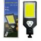 Lampa solara de exterior cu senzor de miscare, 3 moduri iluminare, 117 LED SMD, rezistenta la apa, sistem prindere inclus