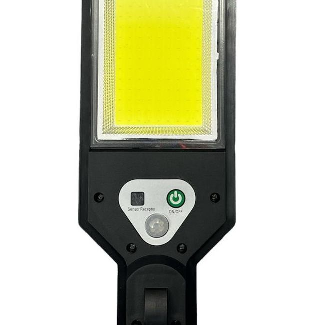 Lampa solara de exterior cu senzor de miscare, 3 moduri iluminare, 117 LED SMD, rezistenta la apa, sistem prindere inclus