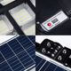 Lampa solara stradala cu panou solar si telecomanda, 1000W, 24 celulele led, rezistent la apa ip66, senzor de miscare si lumina