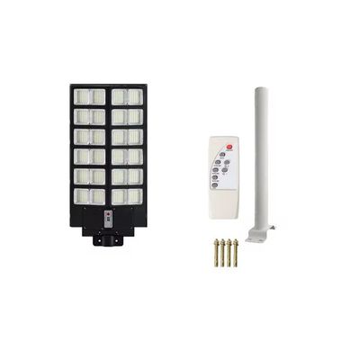 Lampa solara stradala cu panou solar si telecomanda, 1000W, 24 celulele led, rezistent la apa ip66, senzor de miscare si lumina