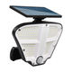 Lampa solara LED cu senzor de miscare si telecomanda,160 x LED, 400 lm, IP 65, 3 surse de iluminare