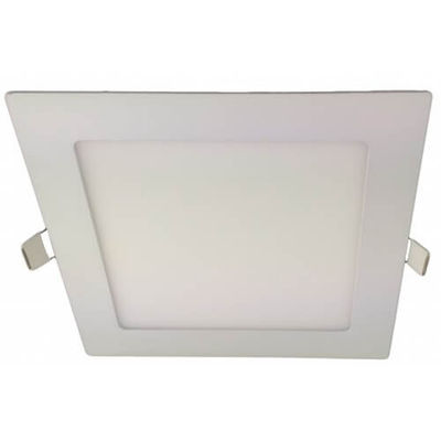 Spot Led Slim Patrat 166x166mm, 12W, 6400K, Lumina Rece, Incastrabil