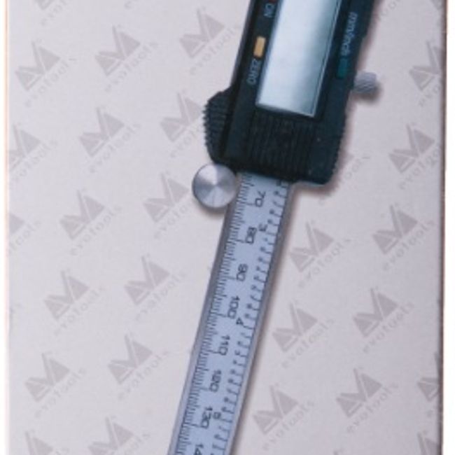 Subler digital Evotools 150 mm lungime, ± 0.03 mm precizie, ecran LCD