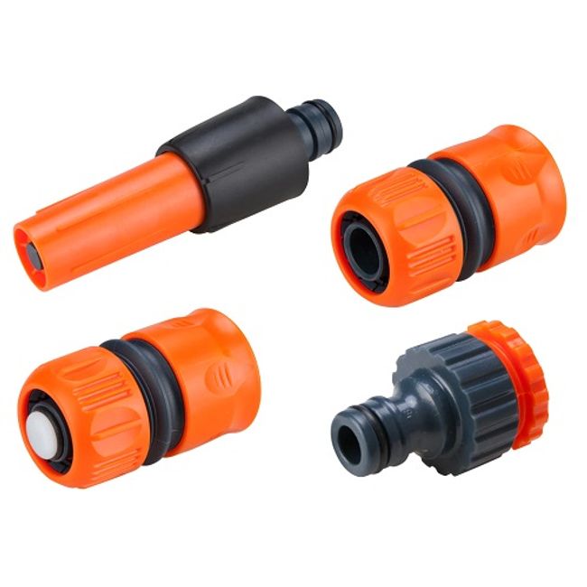 Duza de Stropit Reglabila cu Accesorii EvoTools 679423, 3/4, ABS, 2 Conectori, Adaptor Robinet 3/4 - 1