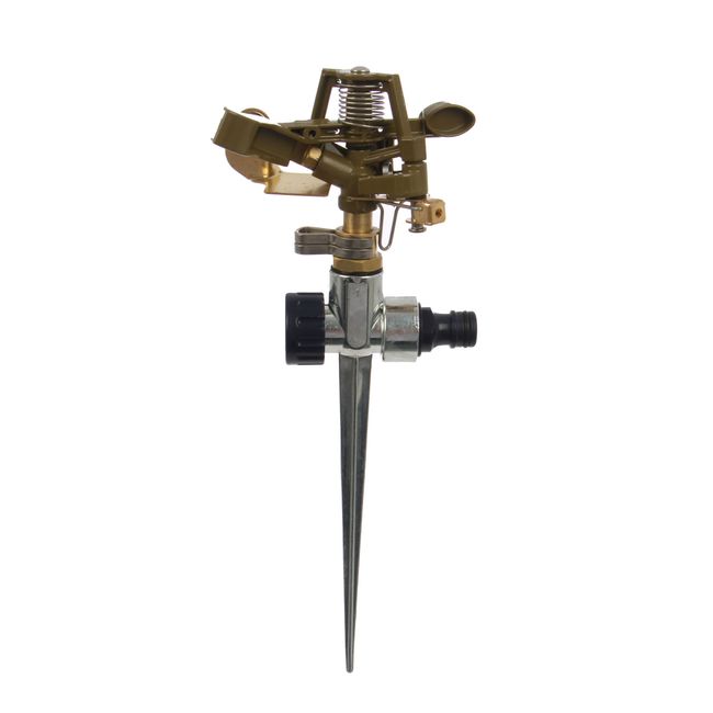 Aspersor metalic tip tarus cu impuls, 5 bar, raza 12 m, 452 mp