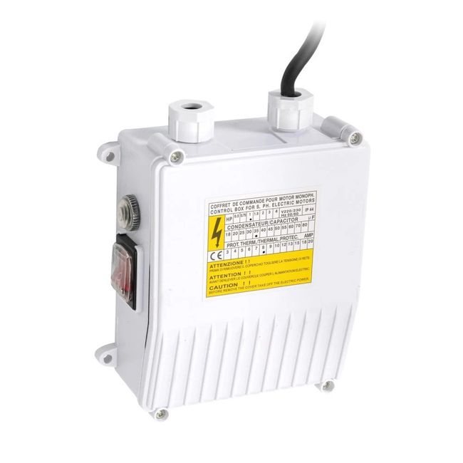 Pompa submersibila cu turbina, Micul Fermier GF-0744, 4SKM-100, 1300 W, refulare 60 m, 3m³/h, panou de comanda, bobinaj cupru