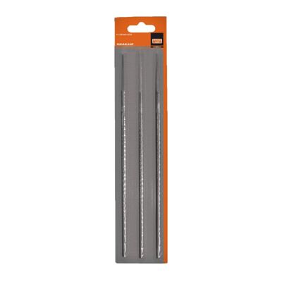 Set 3 pile rotunde Bacho de ascutit lanturi drujba, Diametru 5.5mm