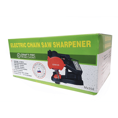 Aparat ascutit lant drujba electric CRAFT-TEC MX358, 85W, 4800 RPM, 1 disc rezerva inclus