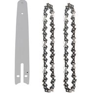 Set lama cu 2 lanturi pentru mini fierastrau cu acumulator, 8 inch, pas lant 1/4, 22 dinti