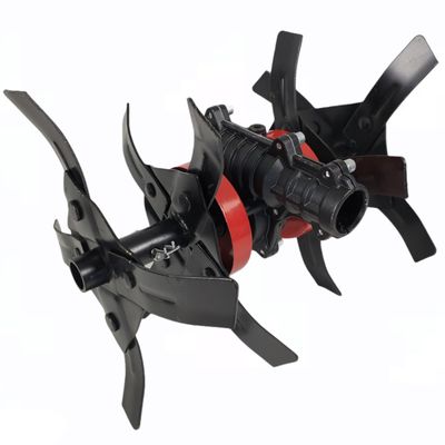 Cultivator motocoasa, 28 mm x 9 T, compatibil tija 28mm si 9 caneluri, negru