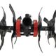 Cultivator motocoasa, 28 mm x 9 T, compatibil tija 28mm si 9 caneluri, negru