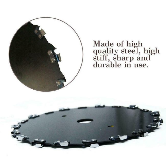 Disc motocoasa cu lant de drujba 230mm x 25.4 mm