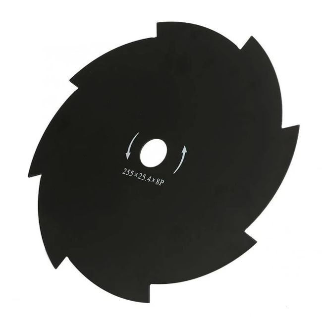 Disc circular motocoasa 255x25.4 mm, 8 laturi