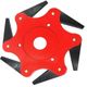 Disc motocoasa pentru tuns iarba cu cutite pliabile, 255x25,4mm