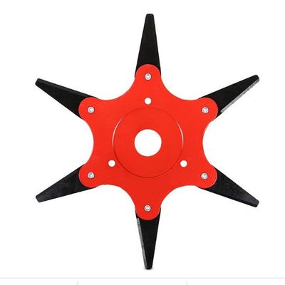 Disc motocoasa pentru tuns iarba cu cutite pliabile, 255x25,4mm