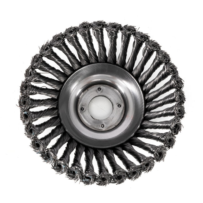 Disc motocoasa cu perie de sarma, 200mm, 8"