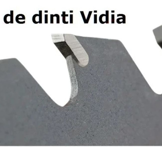 Disc motocoasa pentru tuns iarba, otel, 40 dinti cu vidia, 230x25.4 mm, ondulat, Ieto Professional HD-0101