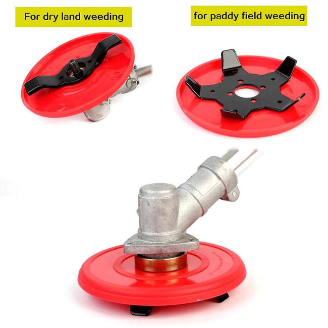 Disc motocoasa pentru plivit 2 in 1, material din otel
