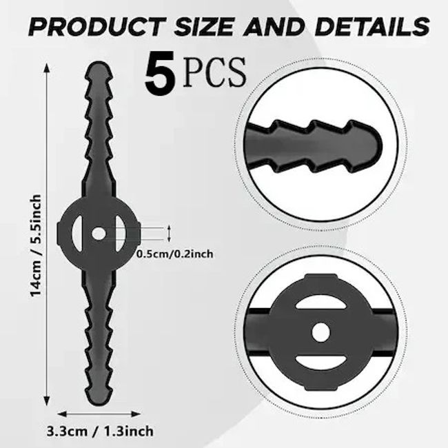 Set de 5 discuri din plastic pentru trimmer electric