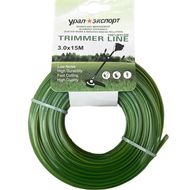 Fir motocoasa cu insertie carbon, 3 mm x 15m, patrat