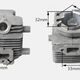 Kit cilindru motocoasa China, Zenoah G23L, HT2310 (32mm)