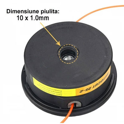 Cap tambur / mosor motocoasa cu fir Autocut 25-2 (piulita 10 x 1) compatibil cu Stihl FS44 FS55 FS80 FS83 FS85 FS90 FS9