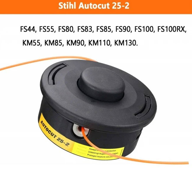 Cap tambur / mosor motocoasa cu fir Autocut 25-2 (piulita 10 x 1) compatibil cu Stihl FS44 FS55 FS80 FS83 FS85 FS90 FS9