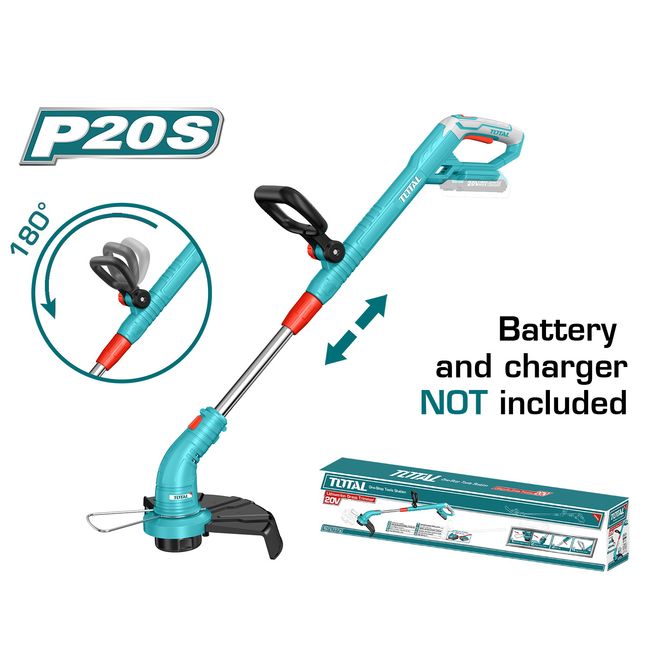 Trimmer gazon Total TGTLI20018, fara acumulator, 20 V, 30 cm