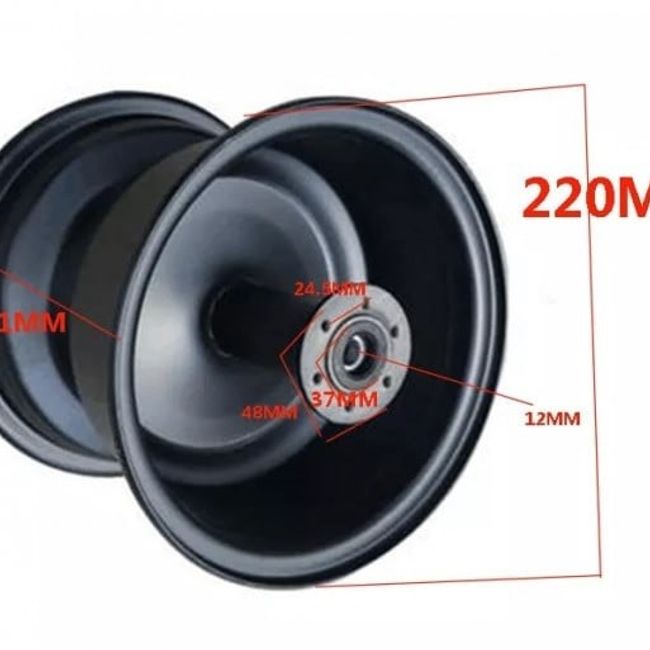 Janta fata scuter electric City Coco 225/55/8 Inch