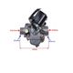 Carburator atv XY150ST GY6 150cc, diametru clapeta acceleratie 22mm