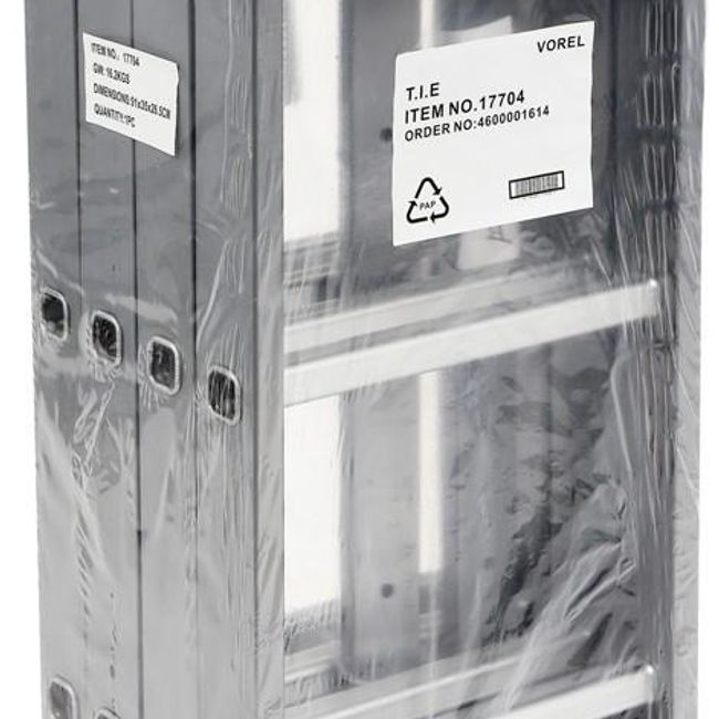 Scara constructii articulata, Vorel 17704, 3.4 m, 150 kg, 3 trepte tronson