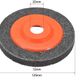 Disc de lustruit din pasla gri, diametru 125 mm, pentru polizoare unghiulare