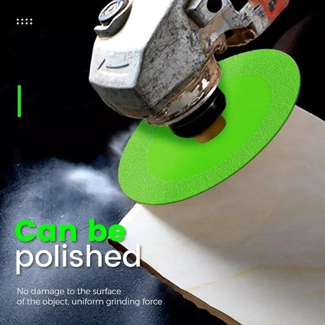 Disc diamantat taiere sticla, diametru 125 mm, Top Ceramic, ultra-subtire 1mm, pentru polizor unghiular