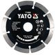 Disc diamantat de taiere segmentat, 125x22.2x2 mm, taiere umeda si uscata, Yato YT-59962