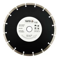 Disc diamantat de taiere segmentat, 230x22.2x2.7 mm, taiere uscata, Yato YT-6005