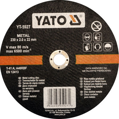 Disc Debitat Metal 230 x 2 x 22mm Yato YT-5927
