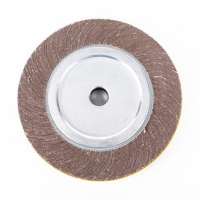 Disc perie lamelar smirghel, 125 mm, polizor, suport metalic