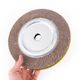 Disc perie lamelar smirghel, 150 mm, polizor, suport metalic, diametru ax 25mm