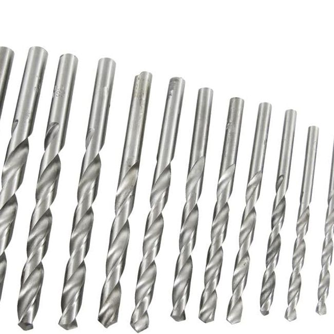 Set burghie metal Ø1-10mm, 19 piese, DIN 338, Bebona AY001-152