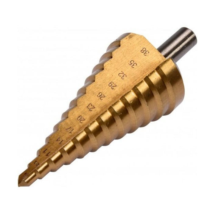 Burghiu in trepte, Yato YT-44740, 6-38 mm, 12 trepte, HSS-TIN