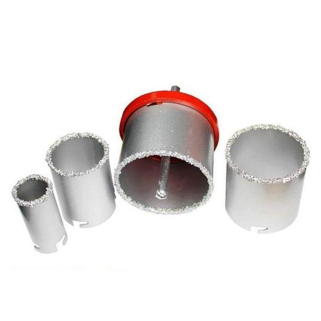 Set carote, ceramica, 33-83 mm, 4 bucati, Vorel 03301