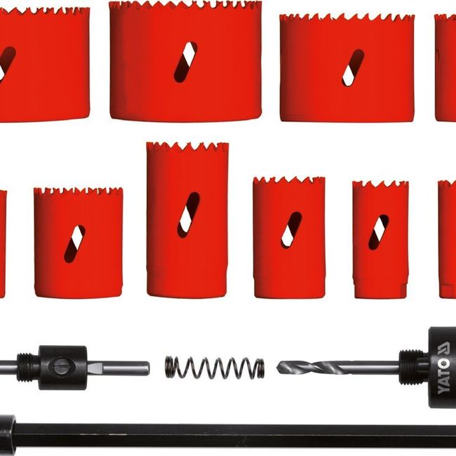 Set carote BI-METAL, 19 - 76mm, 15buc, YATO YT-3381