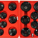 Set chei tubulare pentru filtru ulei, 15 piese