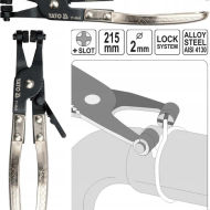 Cleste strangere coliere furtun 2mm - 215mm, YATO YT-0646
