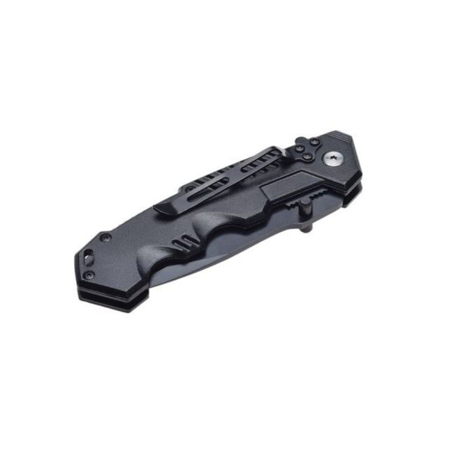 Briceag pliabil negru, model AA25577, lungime 199mm