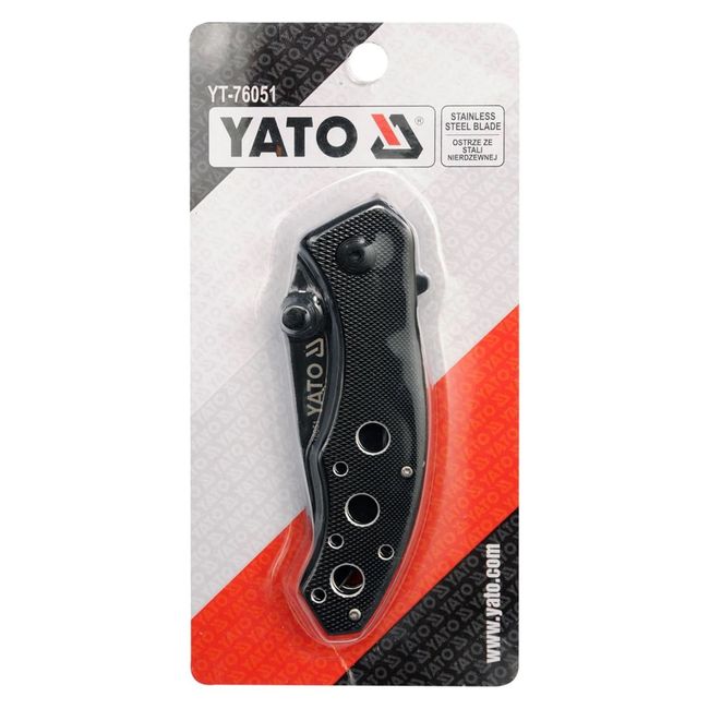Briceag pliabil negru, Yato YT-76051
