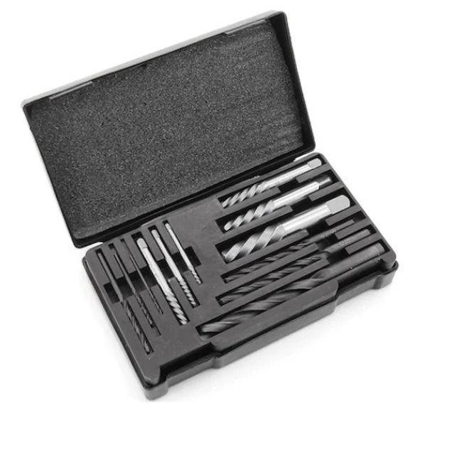 Set extractoare suruburi si burghie metal, Yato YT-0591, 1.4-15 mm, 12 bucati