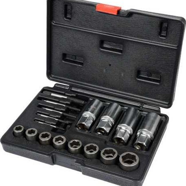 Set universal de extras suruburi si piulite, Yato YT-06033, 17 bucati